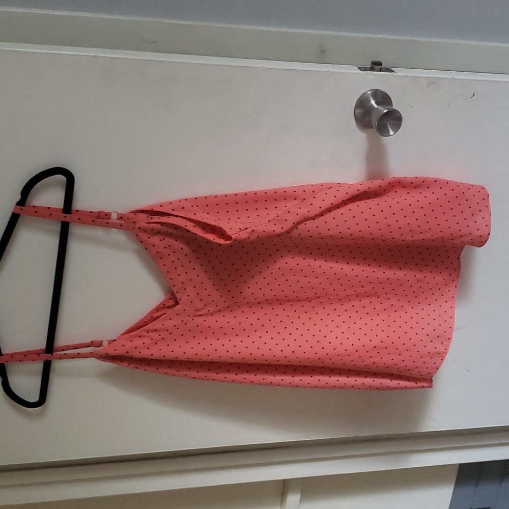Torrid size 2 ( 18 - 20 ) pink polka dot top
